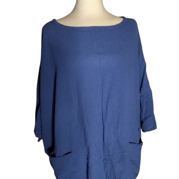 Oh My Gauze! Oversized Kitty Top In Lily Size XL Lagom Cotton - Picture 3 of 10